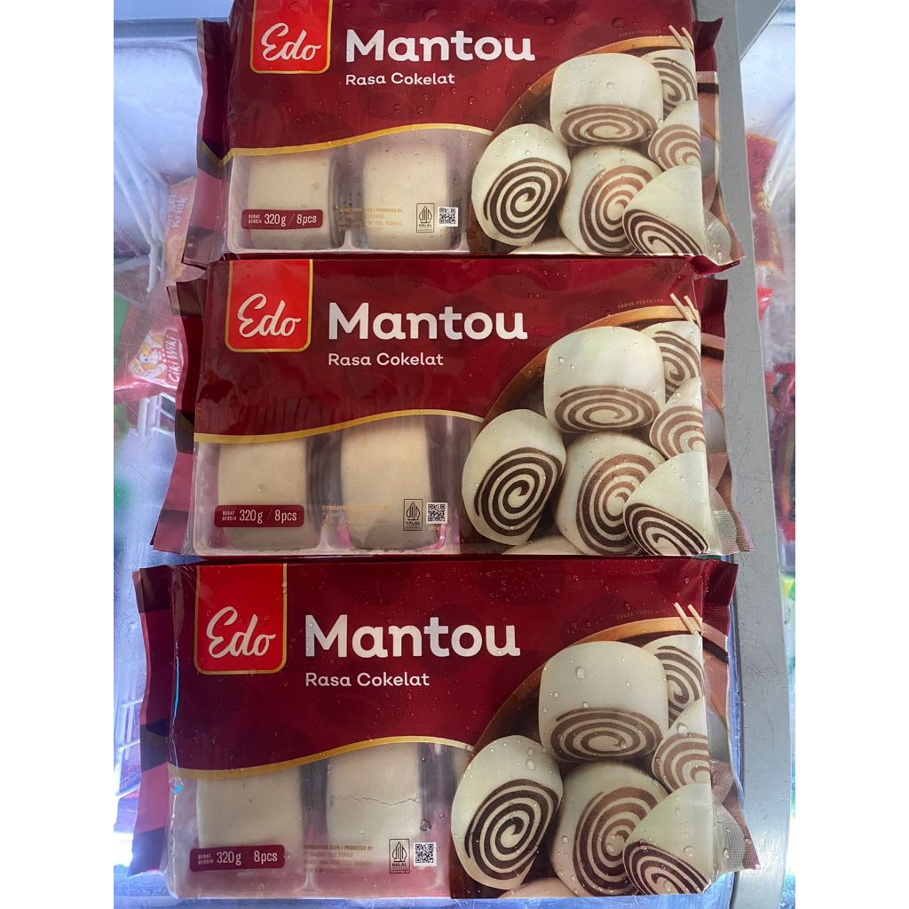 

edo mantou coklat isi 8 pcs