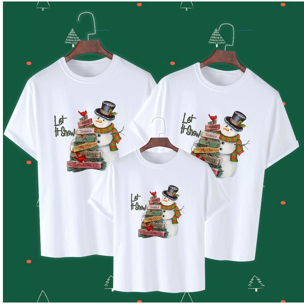 KAOS NATAL COUPLE KELUARGA / KAOS NATAL ANAK / KAOS NATAL DEWASA/KAOS NATAL COUPLE FAMILY / KAOS NAT