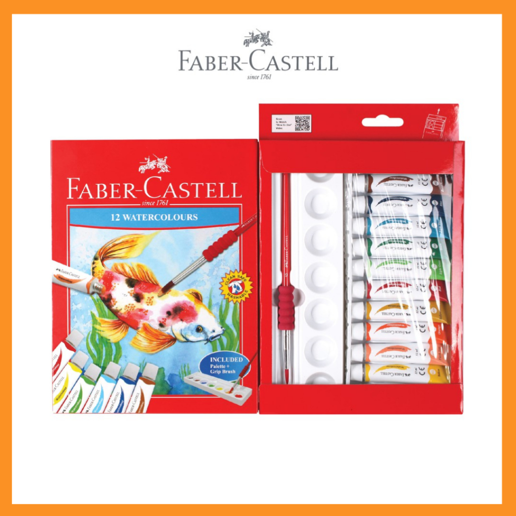 

FABER CASTELL Cat air watercolours 12 warna 121004N