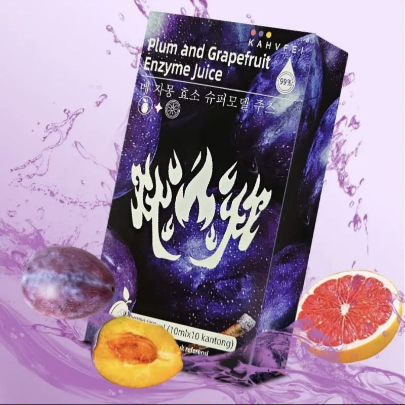 

PLUM AND GRAPEFRUIT ENZYME JUICE 1 BOX 10 SACHET GRAPEFRUIT JUICE