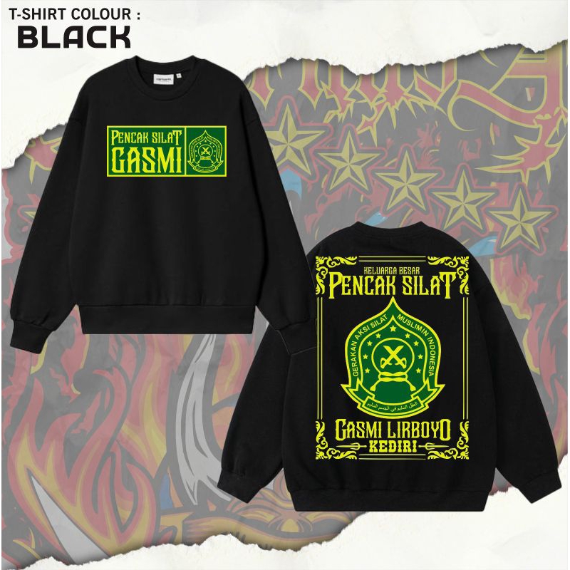 Sweater PN Pencak Silat Gasmi Lirboyo Kediri Sablon DTF Desain Terbaru by Otentix_Clothing