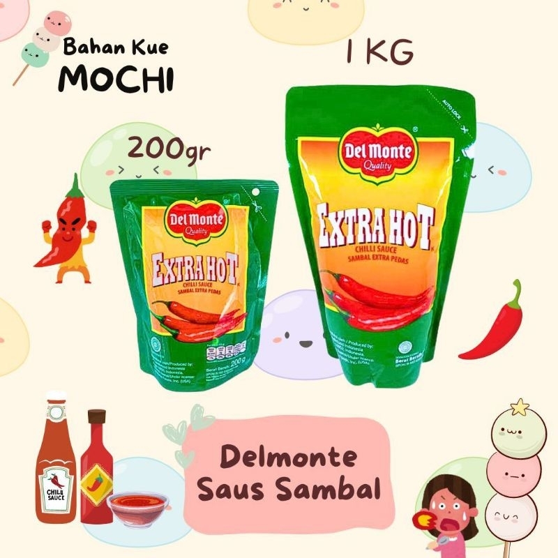 

Saos Sambal Extra Hot Delmonte / Delmonte Sauce Extra Hot Pouch