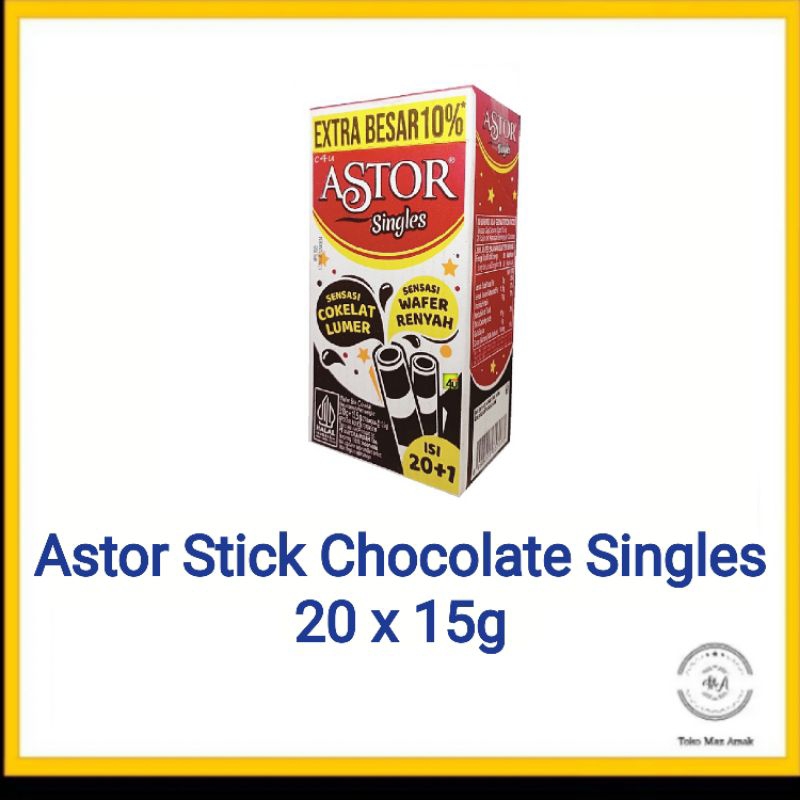 

Astor Stick Chocolate Singles 20 x 15gr