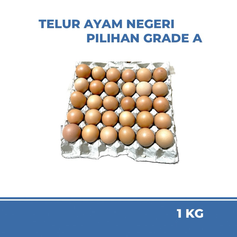 

TELUR AYAM NEGERI 1KG