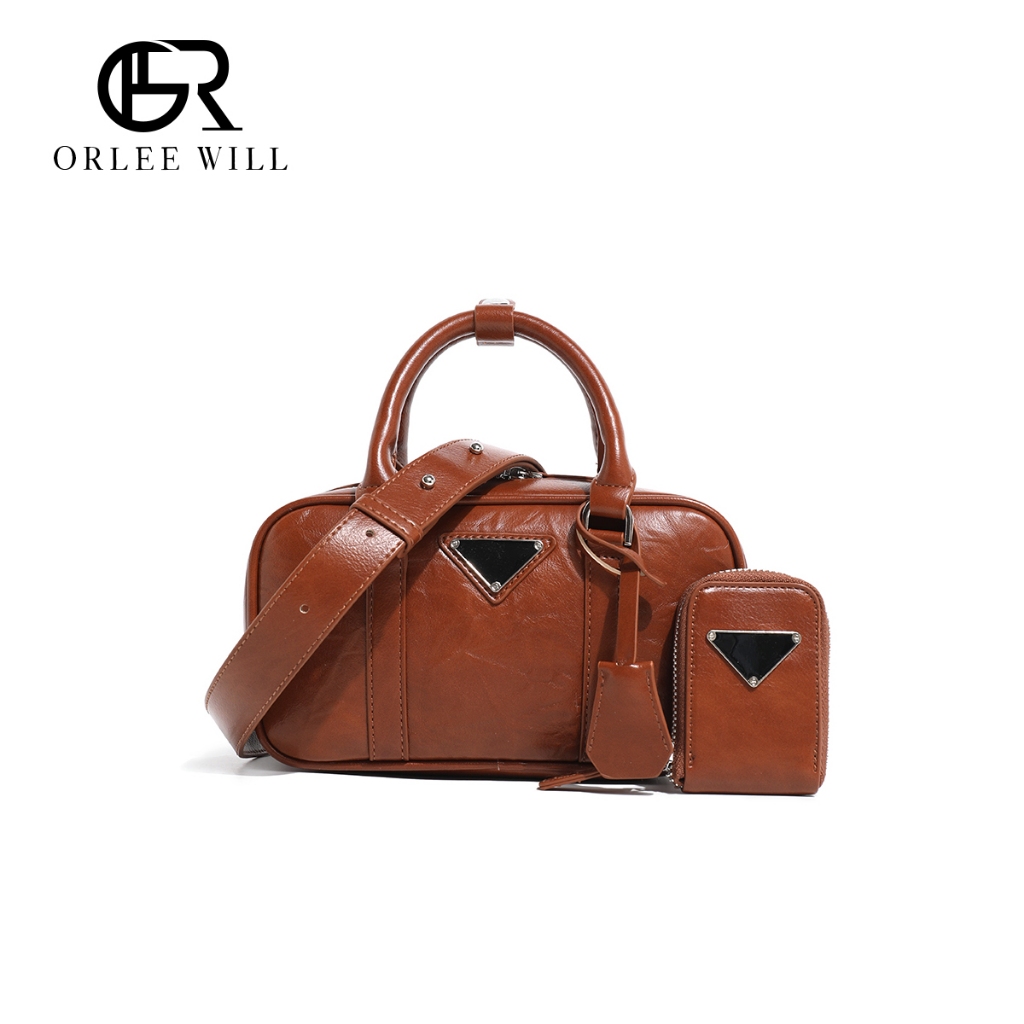 ORLEE WILL Tas Shoulder Bahu Tas Wanita Boston Bags Import Bags For Women OL-13