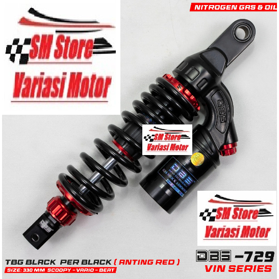 Shock SHOCKBREAKER Tabung DBS 315mm 330mm MOTOR MATIC YAMAHA HONDA GENIO BEAT VARIO SCOOPY MIO J GT 