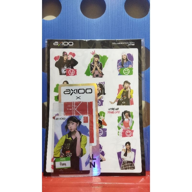 photocard axioo x jkt48 fiony