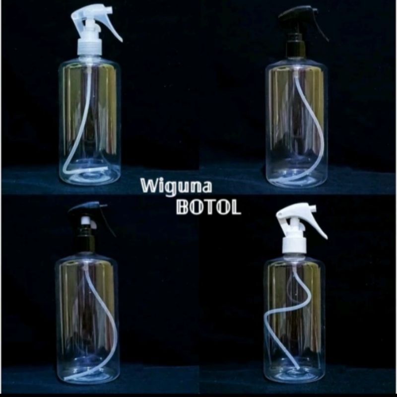 Botol Spray 500ml Clear / Botol Trigger 500ml / Botol 500ml Tutup Trigger