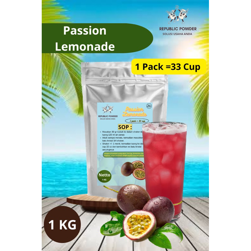 

PASSION LEMONADE 1 KG PREMIUM POWDER DRINK