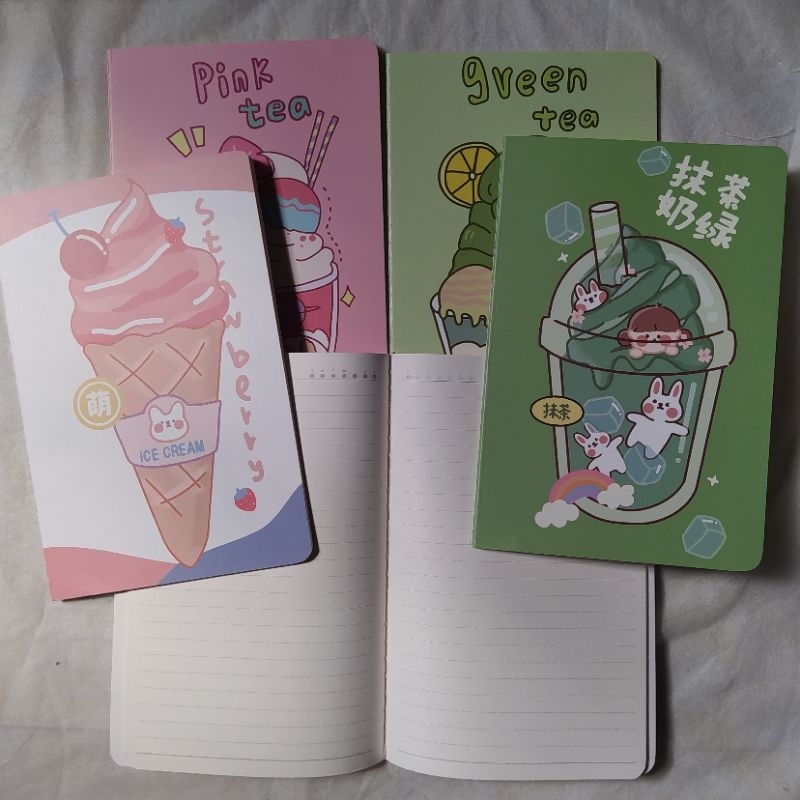 

Buku Tulis Catatan Aesthetic Notebook Karakter Lucu Isi 30 Lembar