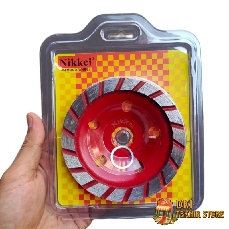 Nikkei Mata Gerinda Poles 4 Inch Diamond Wheel Mata Poles Keramik Granit
