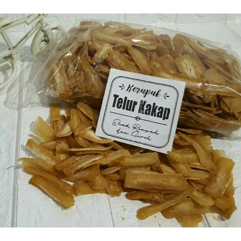 

Kerupuk Telur Ikan Kakap Mentah Khas Gresik 500 gr