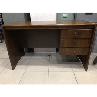 Meja Kerja / Meja Belajar / Meja Kantor 1/2 Biro Kayu Padat Solid / MEDAN SUMUT