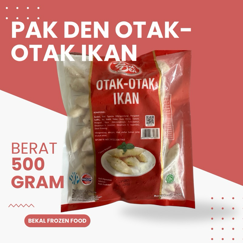 

Pak Den Otak Otak Ikan 500gr