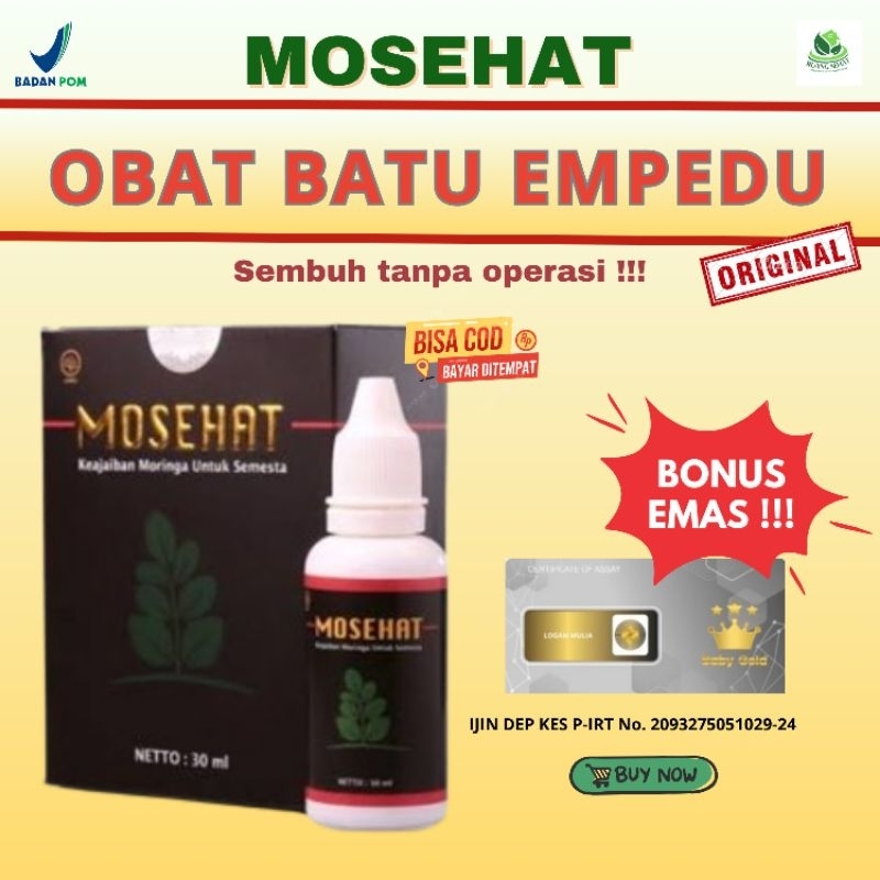 Mosehat Herbal Batu Empedu 100% Original Alami Standar BPOM