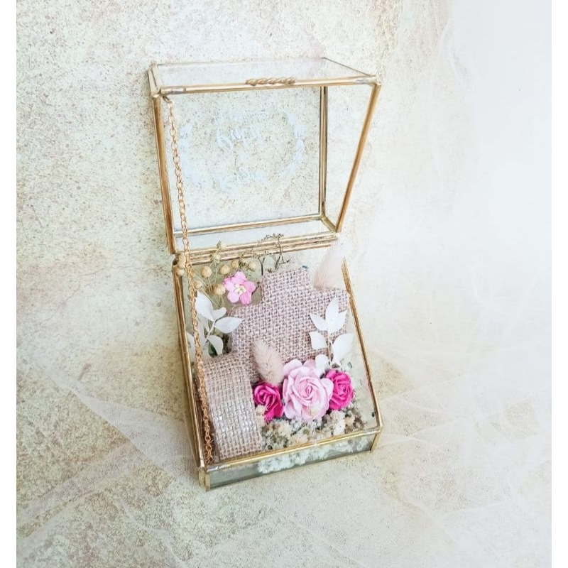 Kotak Cincin Kuningan Engangement Pernikahan Kotak Perhiasan Mewah