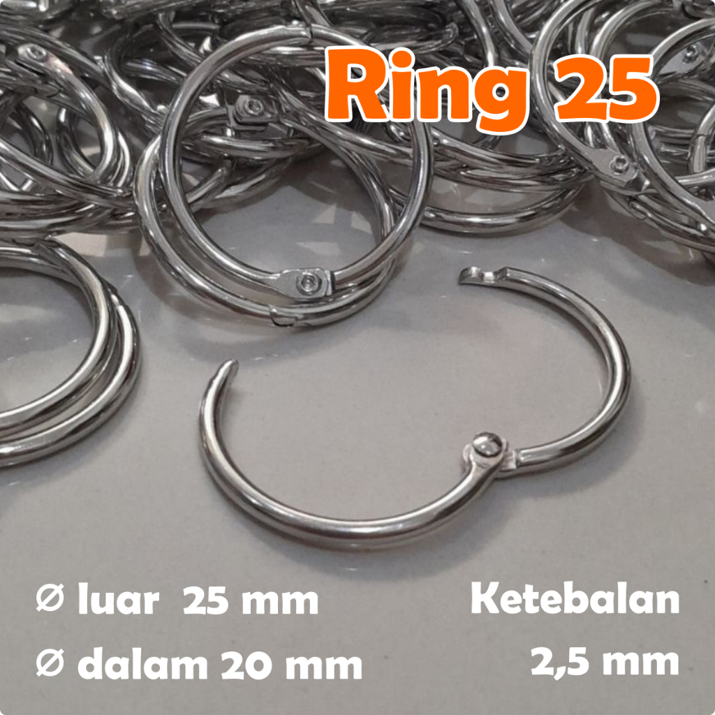 

Ring buka tutup untuk binder 25 mm