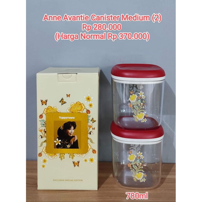 crystal canister tupperware