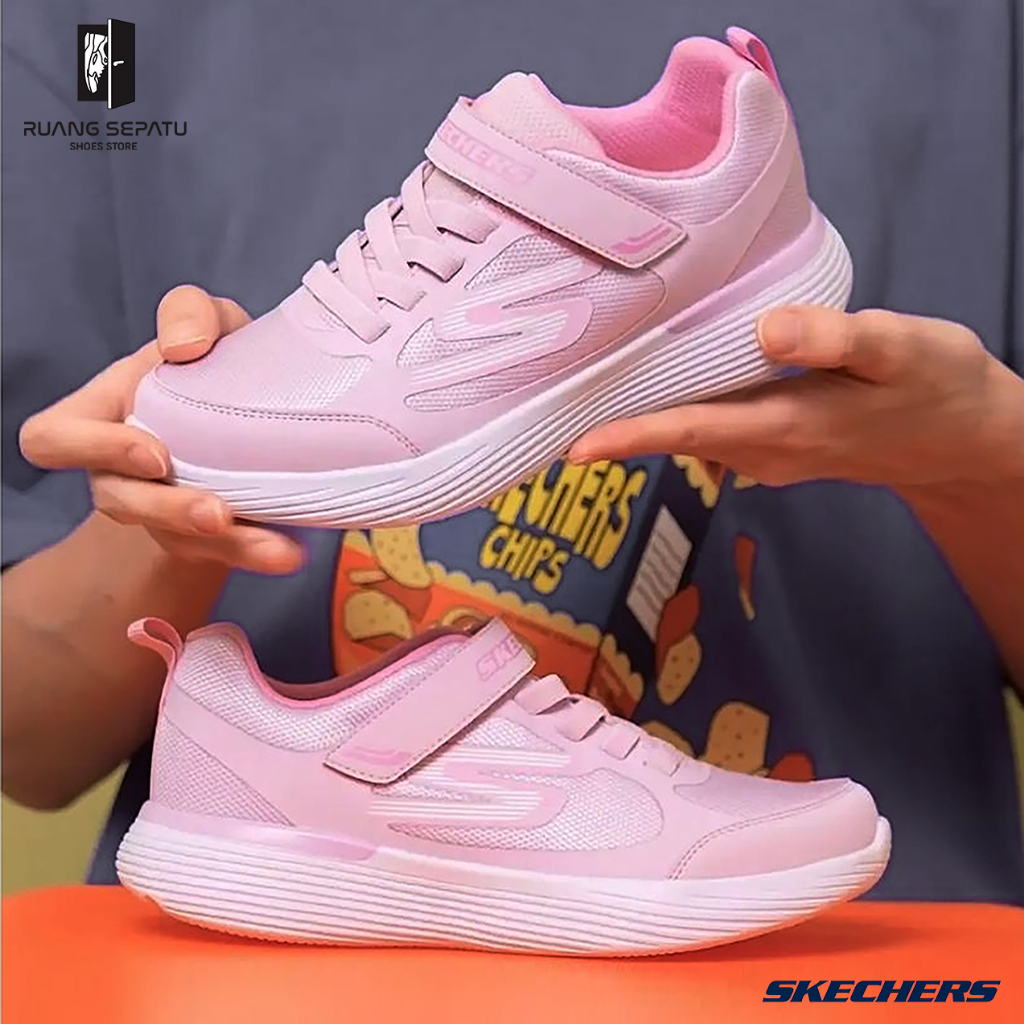 Skechers KIDS Go Run 400 V2 Girl's Shoes - Pink