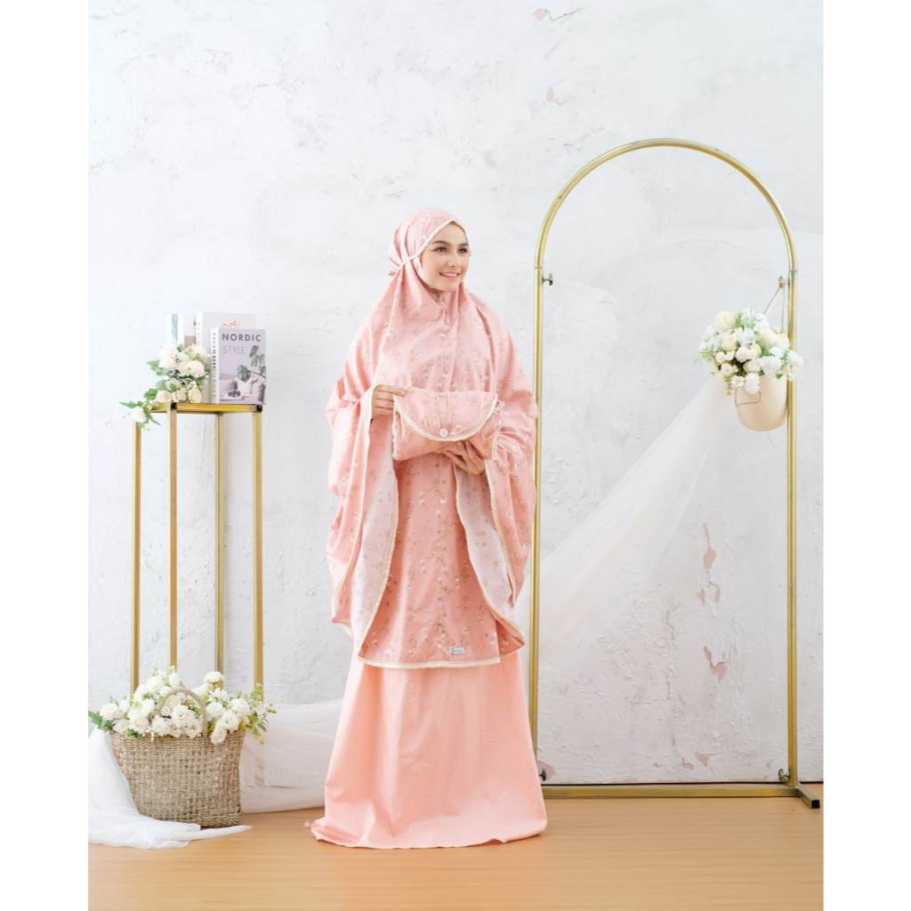 Mukena Dewasa Harian bahan Katun Jepang Asli Tokai halus dan adem