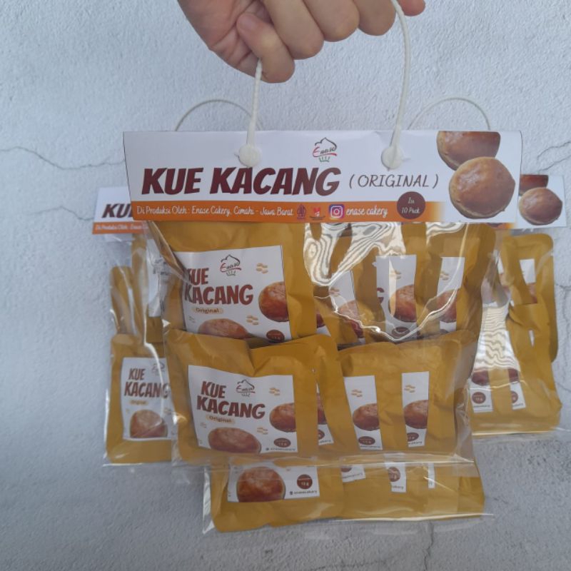 

Kue kacang original kemasan sachet Enase