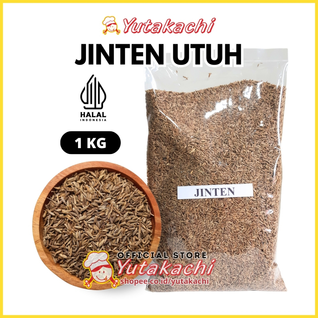 

[1KG] Jinten Utuh / Biji Jintan / Jinten Putih / Rempah Original Alami Tanpa Pemutih