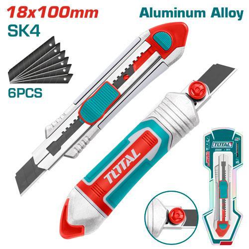 

Cutter/Snap-off blade knife TOTAL TG5121806 18mmx100mm