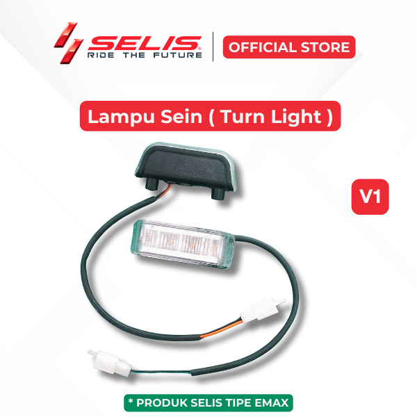 SELIS - Lampu Sen/Sein Depan Sepeda Motor Listrik Universal ( Front Turn Lamp )