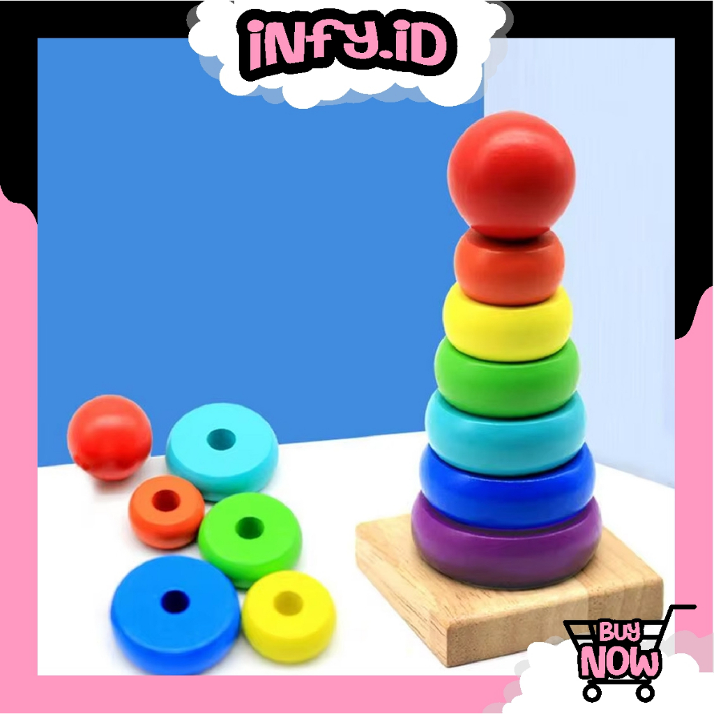 INFY - Rainbow Tower / Menara Pelangi / Menara Ring Donut T037