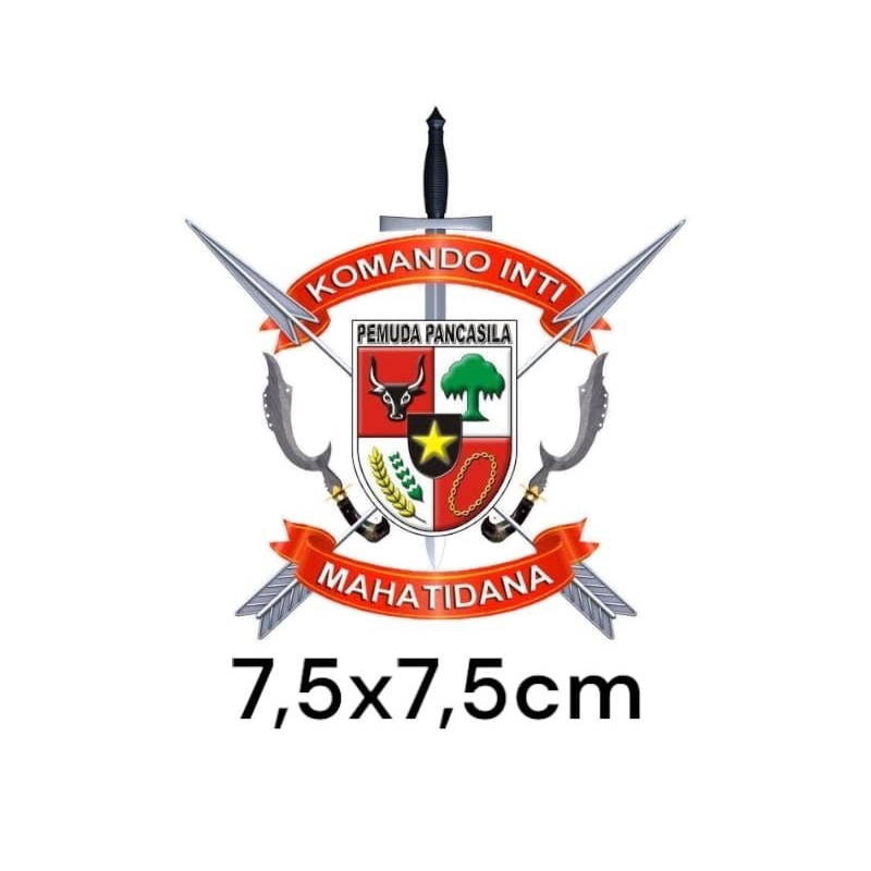 

stiker Pemuda Pancasila/stiker PP/stiker ormas/stiker anti air/bahan berkualitas/perekat kuat dan tahan lama