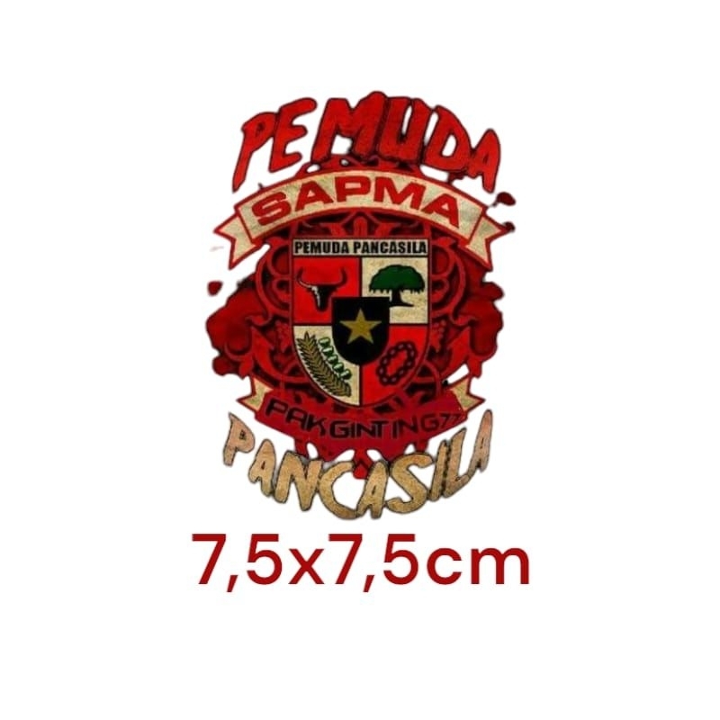 

stiker Pemuda Pancasila/stiker PP/stiker ormas/stiker anti air/bahan berkualitas/perekat kuat dan tahan lama