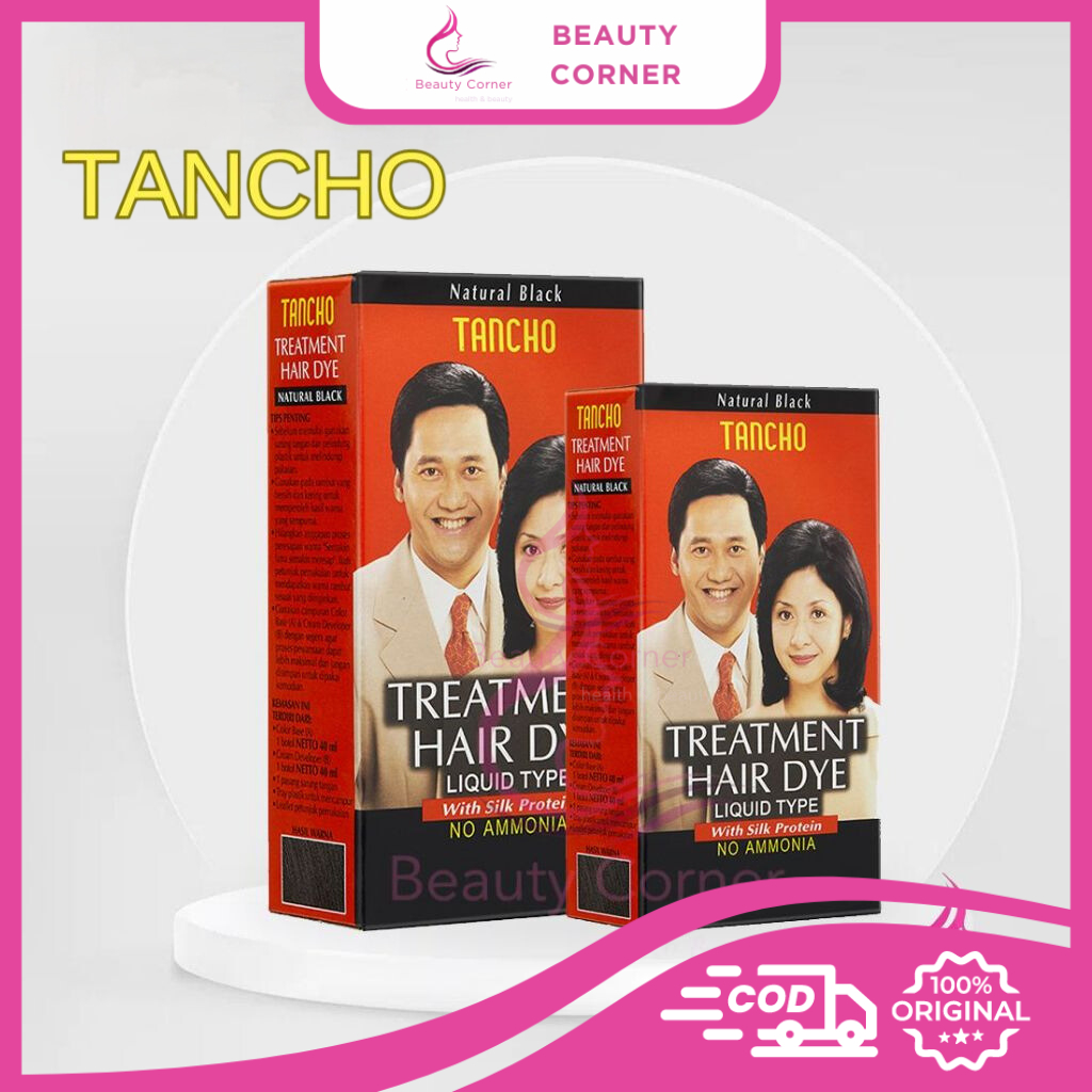 Tancho Treatment Hair Dye Liquid Type - Natural Black