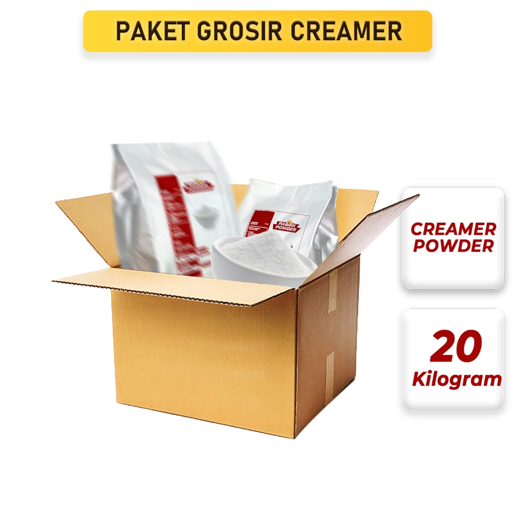 

Paket Grosir Powder Drink Creamer Powder 20 Kg, Bubuk Krimer