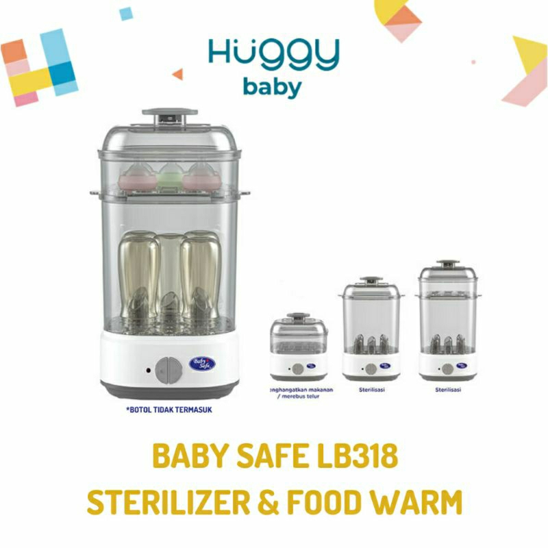 steril botol bayi  baby safe, kukusan