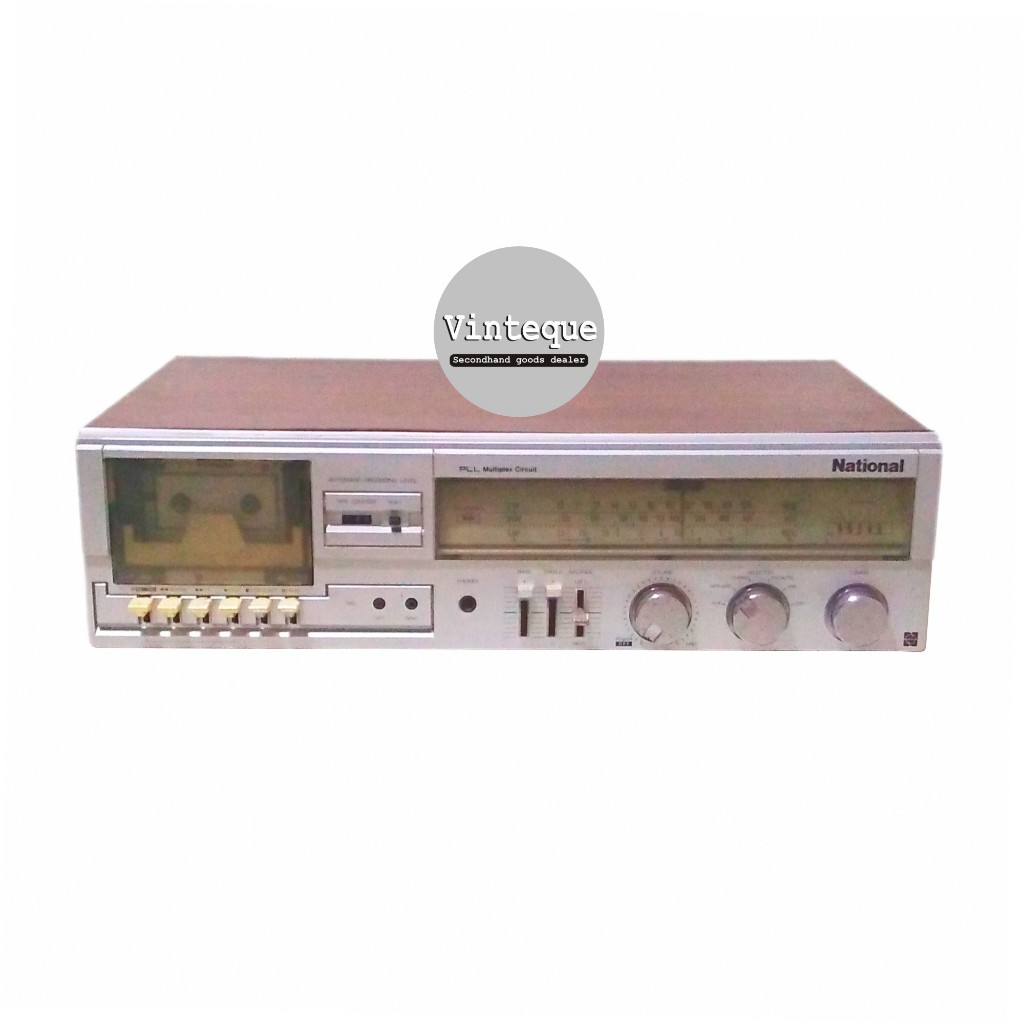 Tape Deck Radio Amplifier Vintage Antik National SG-1001K Original Rare