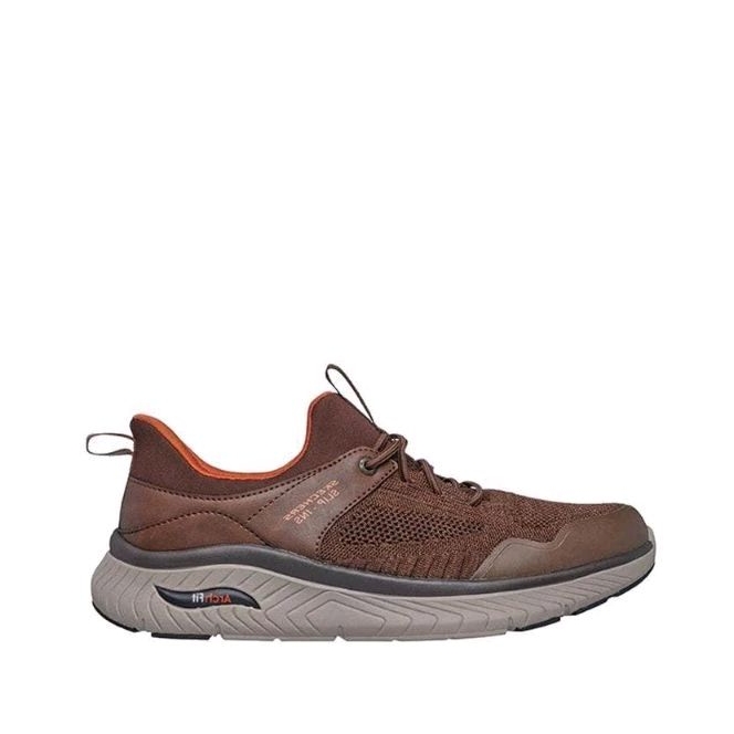 Skechers Arch Fit Crosser Men's Sneakers Shoes - Brown