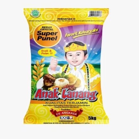 

Beras Super Premium Kepala Merk Anak Lanang Emas 10kg Kemasan Karung