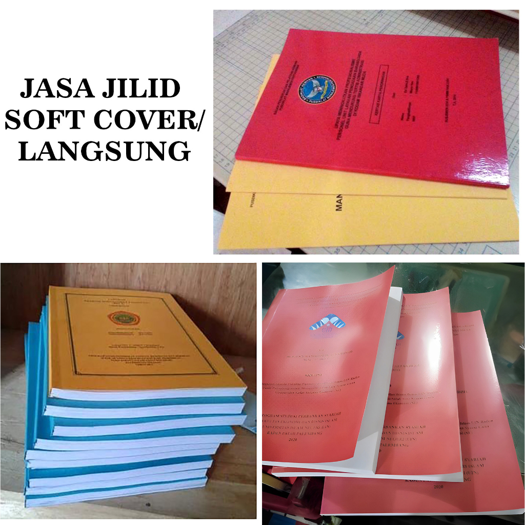 

Jilid Sof cover Laminating Dan sof cover Biasa