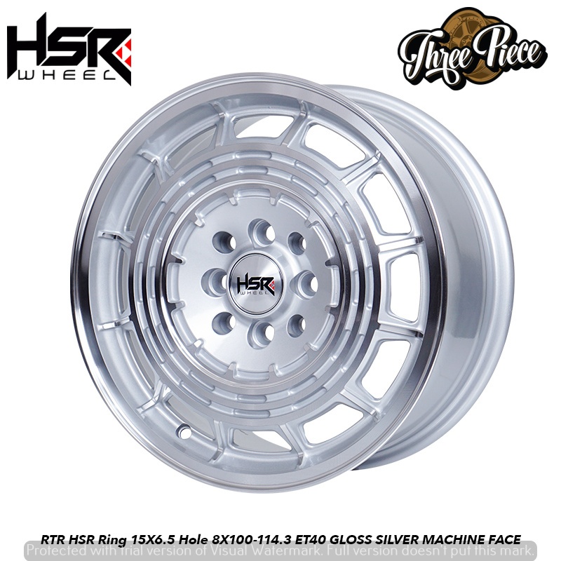 Velg Mobil RETRO Ring 15 untuk Xenia Avanza Yaris Jazz Brio Baleno Swift Lancer Livina