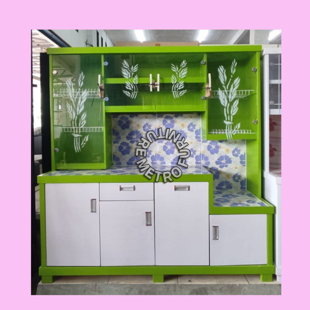 RAK PIRING 4 PINTU RAK SAYUR 4 PINTU LEMARI PIRING 4 PINTU KACA FREE ONGKIR SERANG KOTA