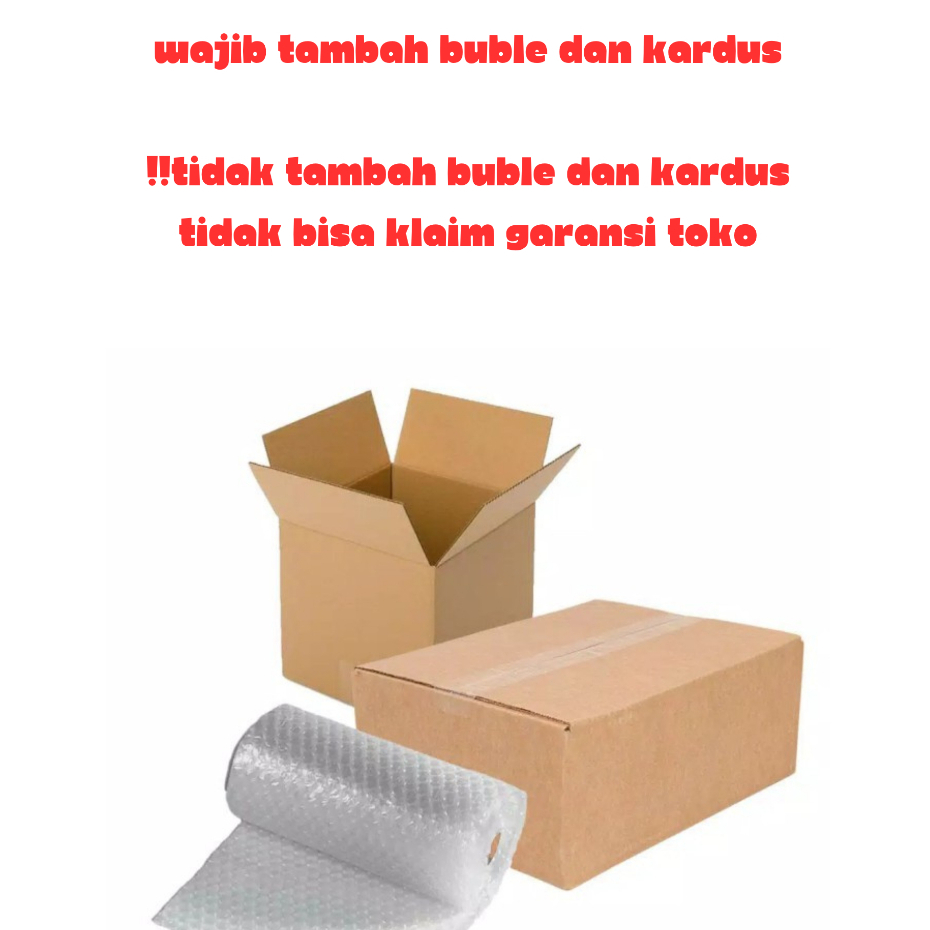 

[BACA DESKRIPSI] TAMBAHAN SAFE PACKING KARDUS DAN BUBBLE