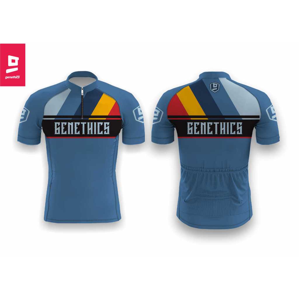 JERSEY SEPEDA ROADBIKE GENETHICS - JERSEY CUSTOM - RB24-007 - JERSEY ROADBIKE - Jersey Genethics - G
