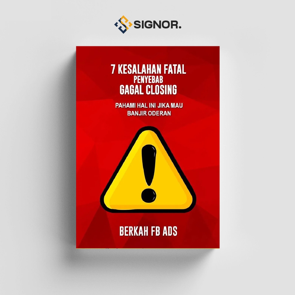 

[ID2157] 7 Kesalahan Fatal Gagal Closing - Berkah FB Ads