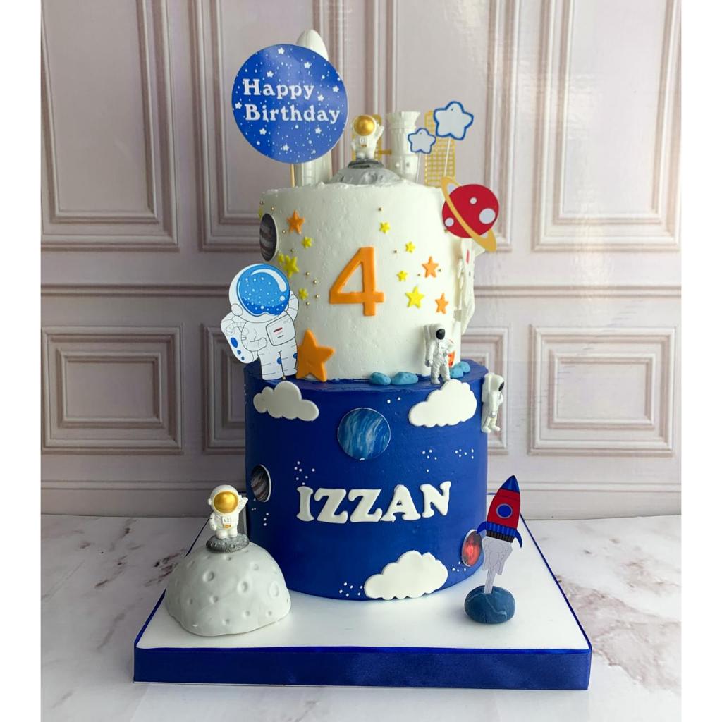 

Kue Ulang Tahun/Birthday Cake/Kue Ultah Tema Astronot/Kue Birthday Jakarta/Astronot Cake