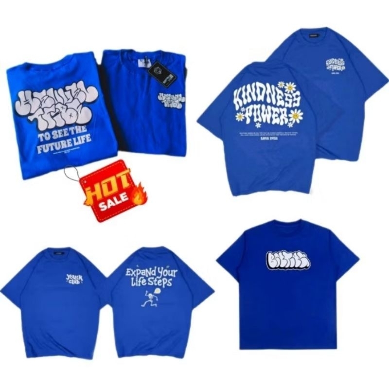 Kaos pria distro TSH to see blue / kaos kaligrafiti jogja