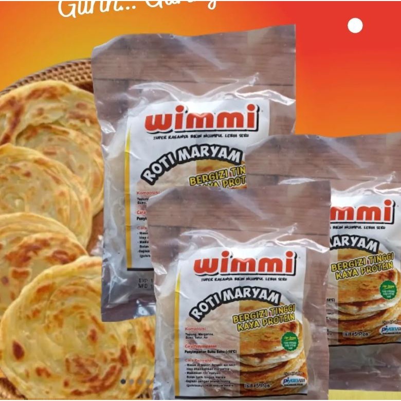 

Wimmi Roti Maryam isi 5 Pcs