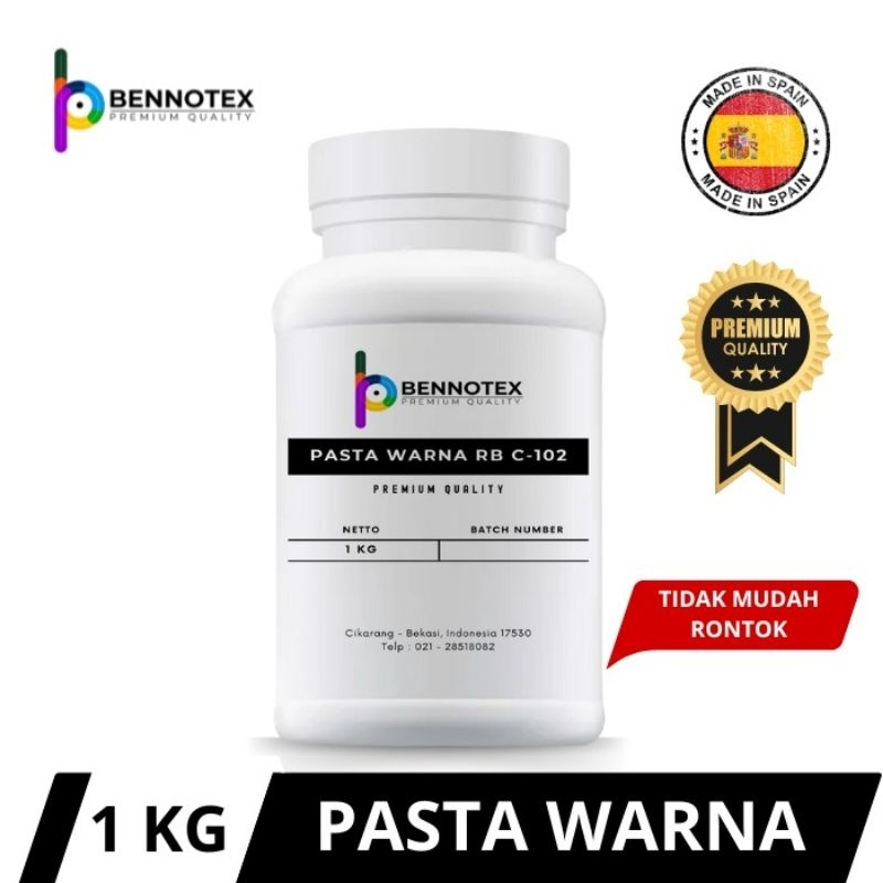 

PASTA WARNA SABLON RUBBER PREMIUM RB C-102 CAT/TINTA SABLON 1 KG