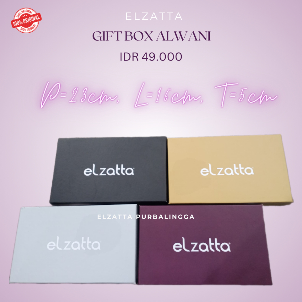 

Elzatta Packaging Gift Box S Alwani Kotak Hampers Kado exclusive Box Seserahan Lebih Mewah Dan Berkesan
