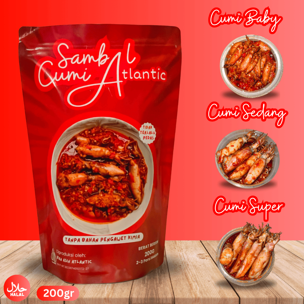

Sambal Cumi Atlantic 200 gram