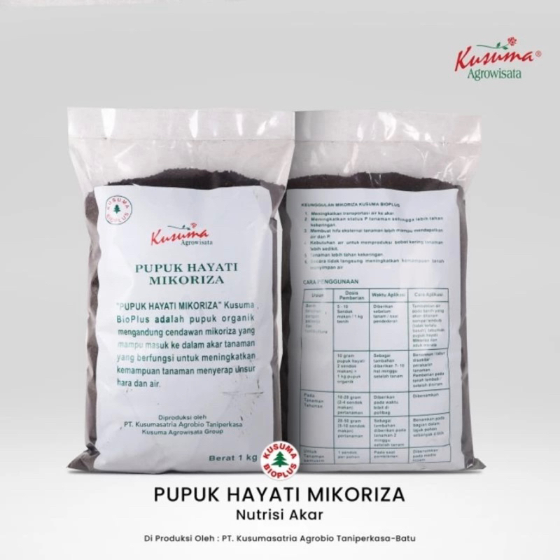 pupuk hayati mikoriza bioplus kusuma agro 1kg